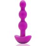 Анальная виброёлочка TRIPLET ANAL BEADS FUCHSIA - 14 см.
