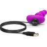 Анальная виброёлочка TRIPLET ANAL BEADS FUCHSIA - 14 см.