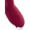 Бордовый вибратор-кролик Sangra - 20,5 см.