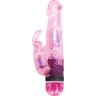 Розовый вибратор-кролик Lovers - 17,5 см.