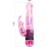 Розовый вибратор-кролик Lovers - 17,5 см.