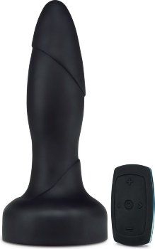 Черный анальный вибратор Drive Plug - 14,6 см.