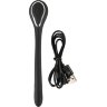 Черный гибкий уретральный стимулятор с вибрацией Vibrating Bendable Dilator - 13,5 см.