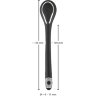 Черный гибкий уретральный стимулятор с вибрацией Vibrating Bendable Dilator - 13,5 см.