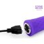 Фиолетовый вибростимулятор в форме зайчика - 10,5 см.  Цена 2 450 руб. - Фиолетовый вибростимулятор в форме зайчика - 10,5 см.