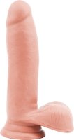 Телесный фаллоимитатор-реалистик Dual Density Dildo - 17,5 см.
