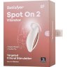 Белый вибростимулятор клитора Satisfyer Spot On 2