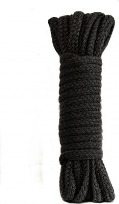 Черная веревка Bondage Collection Black - 3 м.  Цена 887 руб. Длина: 3 см. Черная веревка из полиэфира для связывания партнера. Не содержит примесей, которые могут стать раздражителями кожи или повредить её. Страна: Китай. Материал: 100% полиэстер.