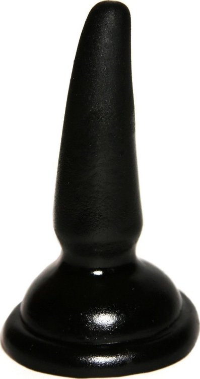 Анальная пробка №2 черного цвета - 11 см.