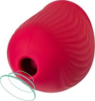 Красный вакуум-волновой стимулятор клитора Birdie