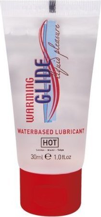 Смазка на водной основе Warming Glide с согревающим эффектом, 30 мл.