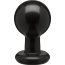 Круглая черная анальная пробка Classic Round Butt Plugs Large - 12,1 см.  Цена 3 678 руб. - Круглая черная анальная пробка Classic Round Butt Plugs Large - 12,1 см.