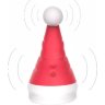Красный вибростимулятор в форме колпака Magical Santa Hat