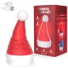 Красный вибростимулятор в форме колпака Magical Santa Hat