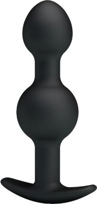 Чёрные силиконовые анальные шарики - 10,4 см.  Цена 2 526 руб. Длина: 10.4 см. Диаметр: 2.6 см. Чёрные силиконовые анальные шарики. Очень удобны для ношения. Диаметр меньшего шарика - 2,2 см. Страна: Китай. Материал: силикон.