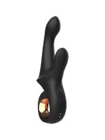 Черный вибратор-кролик Mystery - 22,5 см.