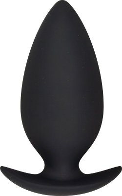 Большая черная силиконовая анальная пробка - 10,5 см.  Цена 3 105 руб. Длина: 10.5 см. Диаметр: 4.5 см. Анальная пробочка большого диаметра оснащена ограничителем для максимального комфорта использования. Страна: Китай. Материал: силикон.