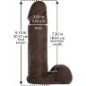 Насадка-реалистик Vac-U-Lock 8 ULTRASKYN Cock - 20,6 см.