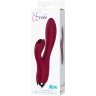 Бордовый вибратор-кролик Mion - 22 см.