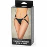 Изумрудные трусики с кольцом под насадки и замшевыми ремешками Emerald Panties With A Ring