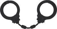 Черные силиконовые наручники Suppression