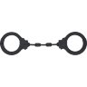 Черные силиконовые наручники Suppression