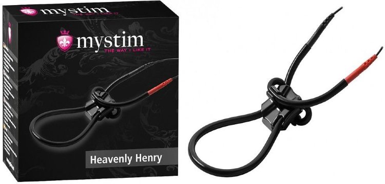 Эрекционное лассо для электростимуляции HEAVENLY HENRY