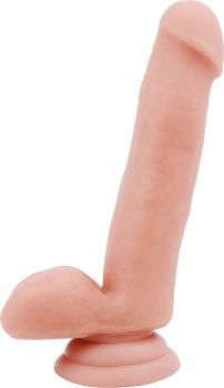 Телесный фаллоимитатор-реалистик Dual Density Dildo - 18 см.
