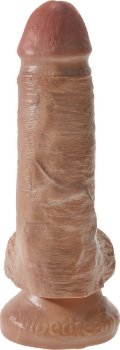 Фаллоимитатор-мулат с мошонкой 7 Cock with Balls - 19,4 см.