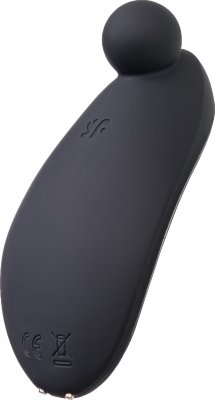 Черный вибростимулятор клитора Satisfyer Spot On 2 Длина: 9 см. Позвольте себе окунуться в мир изысканных удовольствий с Satisfyer Spot On 2 — клиторальным вибратором, созданным для тех, кто знает, что точность — это ключ к истинному наслаждению. Этот миниатюрный шедевр сочетает в себе элегантный дизайн и невероятную мощь, превращая каждый момент в маленький праздник чувственности. Вибратор Spot On 2 — это не просто игрушка, а ваша личная тайна, готовая раскрыться в самые неожиданные моменты. Мягкий, гибкий наконечник Spot On 2 нежно касается вашей самой чувствительной зоны, концентрируя всю свою силу на клиторе. 12 программ вибрации, разработанные для максимального удовольствия, позволят вам выбрать идеальный ритм, подстраиваясь под ваше настроение. Независимо от того, предпочитаете ли вы легкие дразнящие вибрации или мощные, глубокие импульсы, Spot On 2 всегда попадет прямо в цель. Этот вибратор создан для тех, кто ценит красоту и комфорт. Его корпус выполнен из мягкого, шелковистого силикона, приятного на ощупь, а компактные размеры делают его идеальным спутником в любом приключении. Водонепроницаемый дизайн (IPX7) позволяет наслаждаться Spot On 2 не только в спальне, но и в душе или ванне, добавляя немного водного волшебства в ваш ритуал удовольствия. Позвольте Satisfyer Spot On 2 стать вашим идеальным компаньоном для чувственных игр и неповторимых моментов наслаждения. Этот маленький волшебник знает, как доставить вас к вершинам удовольствия, когда вам это нужно больше всего. Страна: Китай. Материал: силикон. Батарейки: встроенный аккумулятор.