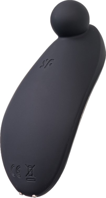 Черный вибростимулятор клитора Satisfyer Spot On 2