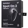Черный вибростимулятор клитора Satisfyer Spot On 2