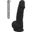 Черный фаллоимитатор на присоске DILDO 8.5INCH - 20 см. - Черный фаллоимитатор на присоске DILDO 8.5INCH - 20 см.