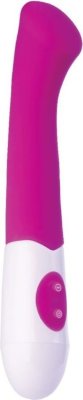Ярко-розовый вибратор Ida со скошенной головкой для G-стимуляции - 19 см.  Цена 1 954 руб. Длина: 19 см. Диаметр: 3.5 см. Роскошный по ощущениям вибратор Ida - массажер, который ласковыми движениями и волнующей вибрацией доставит яркие ощущения, нарастающие до головокружительного оргазма. Вибратор имеет 10 различных режимов, выполнен из бархатистого медицинского силикона. Рабочая длина - 12 см. Страна: Китай. Материал: силикон. Батарейки: 3 шт., тип AAA.