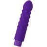 Фиолетовый вибратор с шишечками - 17 см.