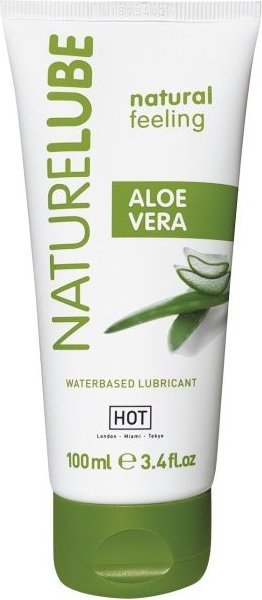 Лубрикант на водной основе NatureLube с алоэ вера - 100 мл.