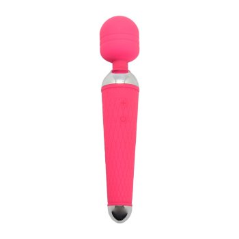 Розовый wand-вибратор Pichile - 20 см.