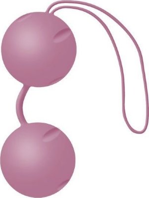 Нежно-розовые вагинальные шарики Joyballs с петелькой  Цена 2 803 руб. Диаметр: 3.5 см. Нежно-розовые вагинальные шарики Joyballs с петелькой. Вес - 83 грамма. Страна: Германия. Материал: Silikomed.