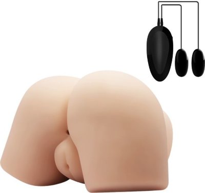 Вагина и попка с вибрацией CRAZY BULL  Цена 6 953 руб. Мастурбатор с двойной вибрацией и двумя входами. Выполнен из ТПР телесного цвета. Имеются отверстия для двух виброяичек, которые управляются выносным пультом. Вибрация легко и плавно регулируется кнопкой, расположенной на пульте управления. Внутренняя часть имеет рельефную поверхность в виде бугорков. Размеры - 13,5 х 19 х 12 см. Страна: Китай. Материал: термопластичная резина (TPR). Батарейки: 3 шт., тип AAA.