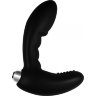 Чёрный стимулятор простаты с вибрацией Wonder Touch
