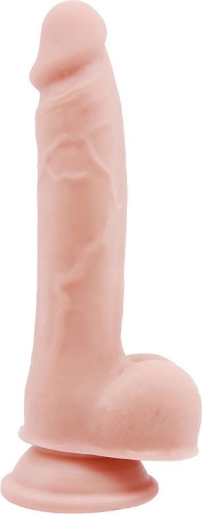 Телесный фаллоимитатор-реалистик Dual Density Dildo - 19,5 см.