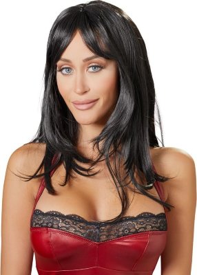 Черный парик с прямыми волосами  Цена 7 437 руб. Длина: 5 см. Черный парик с прямыми волосами. Страна: Китай. Материал: 100% полиэстер.