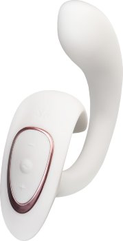 Белый вибратор для G-стимуляции G for Goddess 1