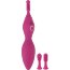 Ярко-розовый клиторальный вибратор с 3 насадками Spot Vibrator with 3 Tips - 17,9 см.  Цена 5 474 руб. - Ярко-розовый клиторальный вибратор с 3 насадками Spot Vibrator with 3 Tips - 17,9 см.