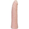 Гнущийся фаллоимитатор телесного цвета Realistic Cock - 20 см.