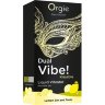 Съедобный жидкий вибратор Dual Vibe! со вкусом лимонного джина с тоником - 15 мл.