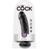 Чёрный фаллоимитатор 8 Cock - 20,3 см.