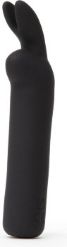 Черная вибропуля с ушками Rechargeable Rabbit Ears Bullet Vibrator