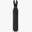 Черная вибропуля с ушками Rechargeable Rabbit Ears Bullet Vibrator - Черная вибропуля с ушками Rechargeable Rabbit Ears Bullet Vibrator