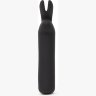 Черная вибропуля с ушками Rechargeable Rabbit Ears Bullet Vibrator